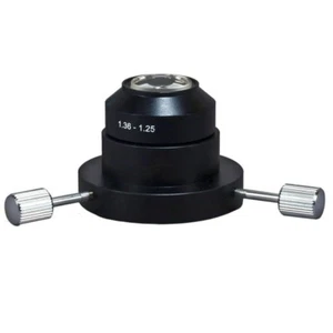 Advanced Brighter Oil Darkfield Condenser NA1.36-1.25 for Compound Microscopes - Picture 1 of 6