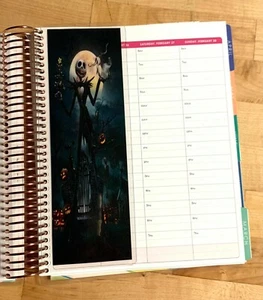 Nightmare Before Christmas Bookmark for use w/ Erin Condren Life Planner~ - Picture 1 of 3