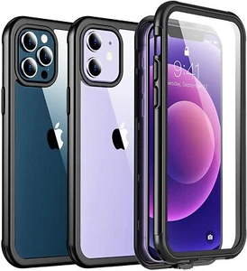 Compatible with iPhone 12 Case iPhone 12 Pro Case, Full Body Rugged Protective C - Picture 1 of 7
