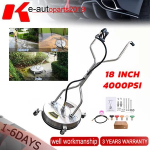 18" Industrial Grade Flat Surface Floor Cleaner 4000PSI High-Pressure Washer NEW - Picture 1 of 14