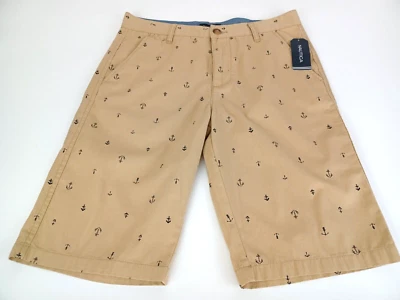 Pantalones Cortos NAUTICA Niños Talla 18 Beige Chino Ancla Uniforme Escolar Barco Preppy Foto 1 de 4