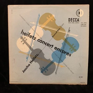 JASCHA HEIFETZ violin - HEIFETZ CONCERT ENCORES - Bay - DECCA DL 8521 LP - Imagen 1 de 4