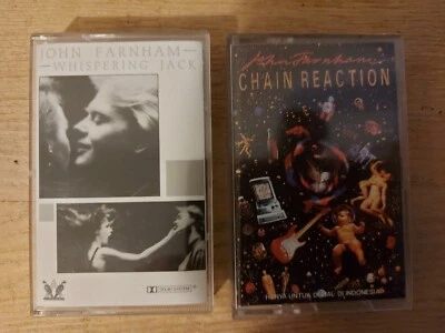 john farnham whispering jack And Chain Reaction. 2 cassettes  - Image 1 of 3