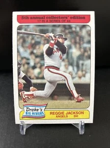 1985 Topps Drake's Big Hitters #17 Reggie Jackson Angels - Picture 1 of 2