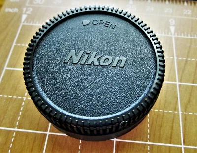 3X NEW NIKON SETS- CAMERA BODY/REAR LENS CAPS-Older-Style Cap Set FAST U.S.Ship! - Image 1 of 4