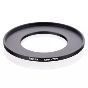 49mm to 77 Step-up Step Up Camera Lens Filter Ring 49-77 49mm 77mm 49-77 MM - Picture 1 of 3