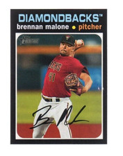 2020 Heritage Minors Brennan Malone AZL Diamondbacks Card 75