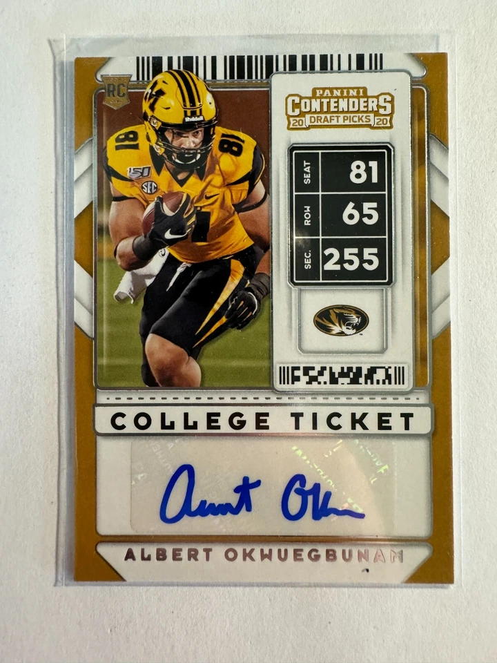 K186,015 -  2020 Panini Contenders Draft Picks #143 Albert Okwuegbunam Auto RC - Image 1 of 1
