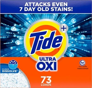 Tide Plus Ultra Oxi HE Pulver Waschmittel, Clean Dissolve, 73 Ladungen ✅ - Bild 1 von 1