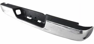 Stoßstange Hinten Dodge Ram 1500 2500 3500 2002-2009 Chrom Mit Plastikabdeckung - Bild 1 von 4