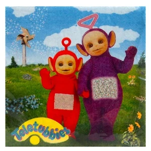 TELETUBBIES GROSSSERVIETTEN (16) ~ Geburtstag Party Zubehör Abendessen Handtücher - Bild 1 von 1