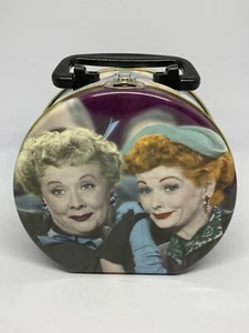 I Love Lucy & Ethel Porta Pranzo 2 Lati Metallo Rotondo Vandor - Foto 1 di 14