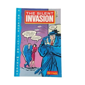 Libro de historietas Renegade Press The Silent Invasion #4 1986 coleccionista embolsado - Imagen 1 de 2