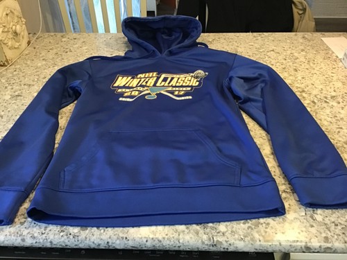 VETEMENTS Felpa con cappuccio classica invernale rara vista Knight's Apparel NHL St. Louis Blues 2017 taglia S