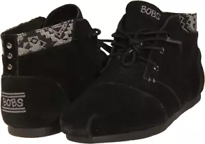 Skechers Luxe Rustic Sole Womens Ankle Bootie Black Leather US Size 7 - Picture 1 of 3