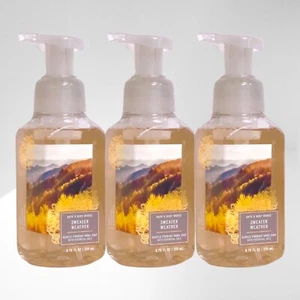 3 BATH & BODY WORKS SWEATER WEATHER Fall 2020 Gentle Foaming Hand Soap New - Picture 1 of 2