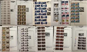 LOADED LOT OF FULL MINT MNH UNITED STATES STAMP PLATE BLOCKS  #21 - Picture 1 of 11