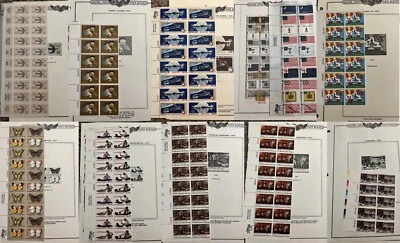 LOADED LOT OF FULL MINT MNH UNITED STATES STAMP PLATE BLOCKS  #21 - Image 1 of 4