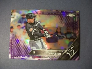TODD FRAZIER 2016 Topps Chrome Purple Refractor #77 White Sox 195/275 - Picture 1 of 1