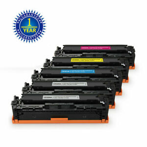 5PK CB540A - CB543 2BMCY Color Toner Cartridge For HP 125A CP1215 CP1515n CM1312