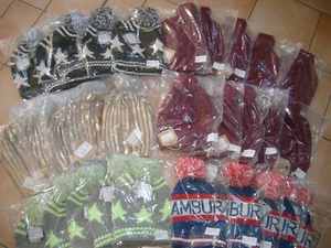 (K24) Lotto berretti freaky head taglia unica donna e uomo 30 pezzi barboncino - Foto 1 di 6