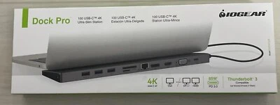 New Unopened IOGEAR USB-C 8 Port Low Profile Docking Station - Image 1 of 4