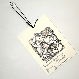 Joanne Isaac Original Kunst Kapuzinerkresse Tropaeolum Majus signiert Radierung Weihnachten 1981 - Bild 1 von 9