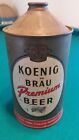 Koenig Brau Premium Beer Cone Top Beer Can (quart ) 32 oz