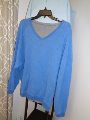 Caribbean Joe Sudadera Cuello Vee Azul L Foto 1 de 2