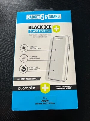 Gadget Guard Black Ice + Edition Screen Protector 5s/SE/6s/7/8 plus - Image 1 of 2