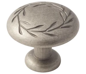 Amerock Leaf 1-3/4" BP1581-2-WN übergroßer verwitterter Nickel Schrankknopf - Bild 1 von 1