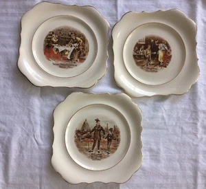 SET BESTEHEND AUS 3 DICKENS Lancaster & Sandland Platten - Oliver Twist, Micawber, Sairy Gamp - Bild 1 von 8