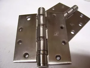 2 McKinney Satin Interim SCHWER 3/4" Achsschenkel Kugellager Türscharniere 5" x 4-1/2" - Bild 1 von 7