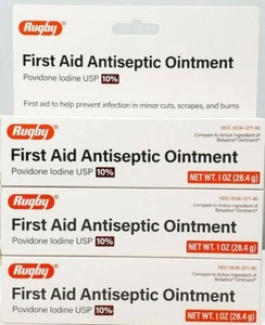 Povidone Iodine 10% First Aid Ointment 1oz -3 Pack  - Picture 1 of 1