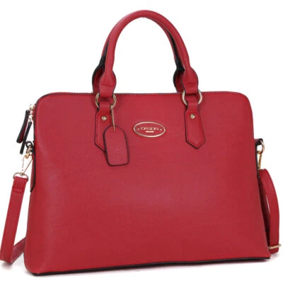 Женщин классический портфель из искусственной кожи ноутбука сумка сумка верхняя ручка Дамская сумка сумочка - Изображение 1 из 4