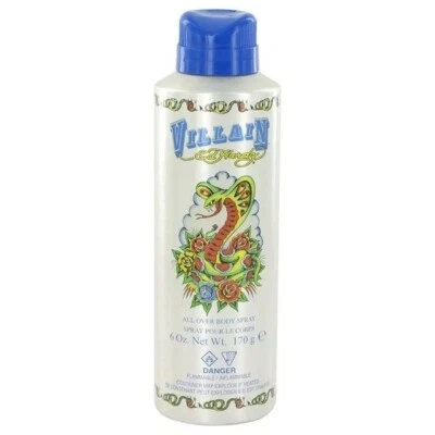 Ed Hardy Villain por Christian Audigier spray corporal 6 oz para hombres nuevo difícil de encontrar Foto 1 de 4