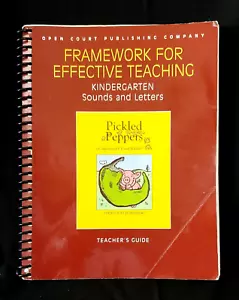 FRAMEWORK FOR EFFECTIVE TEACHING: KINDERGARTEN SOUNDS & LETTERS TEACHER'S GUIDE - Foto 1 di 14