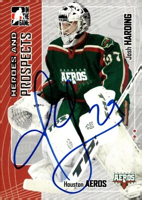 Josh Harding - Signed 2005-06 In The Game Heroes And Prospects Card #55 - Image 1 of 2