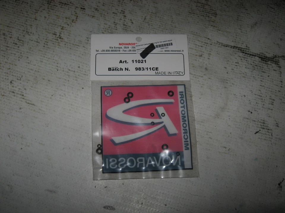 RC Racing Nova Rossi Engine Low Speed O Ring Set Rubber Black (1) 11021 - Image 1 of 2