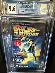 CGC 9.6 Back to the Future VHS sealed 1994 MCA A+ Mcdonalds Jurassic Park - Bild 1 von 12