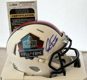 Dan Fouts Chargers signed Hall of Fame mini helmet autographed JSA - Picture 1 of 2
