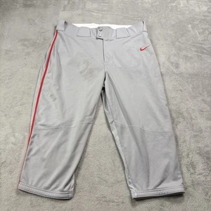 Nike Baseball Hose Herren XL grau rot gestreift MLB  - Bild 1 von 9