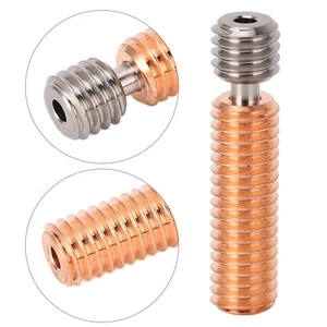 Bimetall Kehle Düse Ti Legierung Kupfer Gewinde Upgrade Hotend Heatbreak@ - Afbeelding 1 van 22