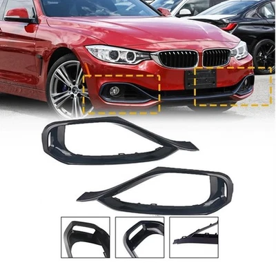 Front Fog Lamp Trim Bezel Grille Frame 2014-2018 For BMW 428i 430i 435i 440i M4 Foto 1 de 4