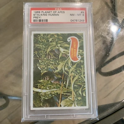 1969 Topps Planet of the Apes Stalking Human Prey! #9 PSA 8 NM - Image 1 of 4