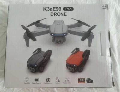 k3&E99 Drone klein Grau im Koffer schwarz mit Zubehör - Bild 1 von 2