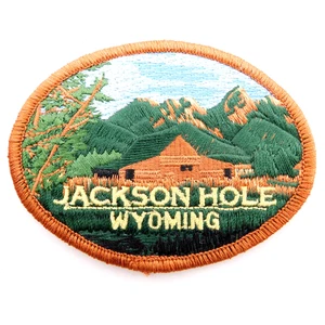 Jackson Hole Wyoming Näh Applikation Patch - Bild 1 von 3