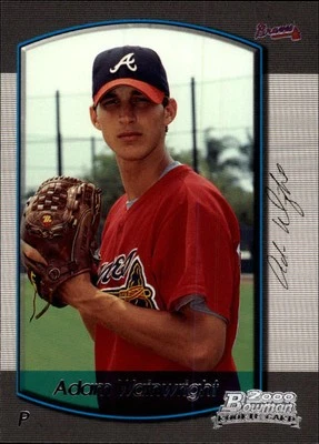 2000 Bowman Draft #93 Adam Wainwright Atlanta Braves Rookie Card - Image 1 of 2