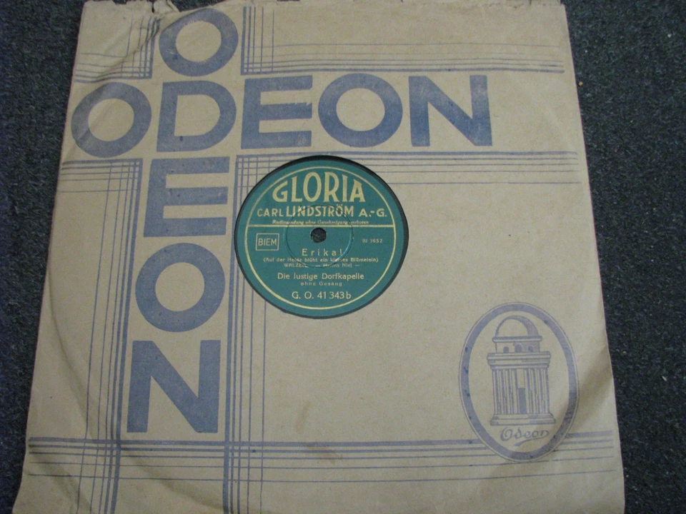 Herms Niel-Erika 10" LP-Walzer-19?? Germany-78 RPM-Gloria Karl Lindström AG-WW2 - Bild 1 von 4