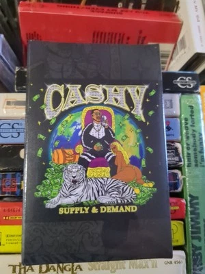 Cashy -Supply & Demand EP CASSETTE TAPE  Sealed- Cloud Rap Trap 2017 Candy Drips - Image 1 of 2